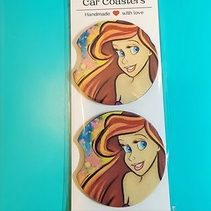 Pretty Mermaid Car Truck Cup Holder Car Coasters